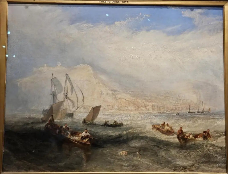 Pesca en línea, frente a Hastings - J. M. W. Turner