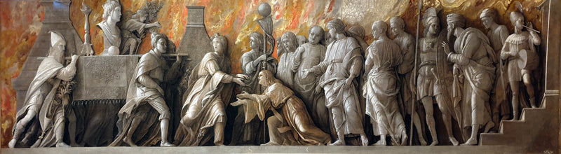 La introducción del culto de Cibeles en Roma - Andrea Mantegna