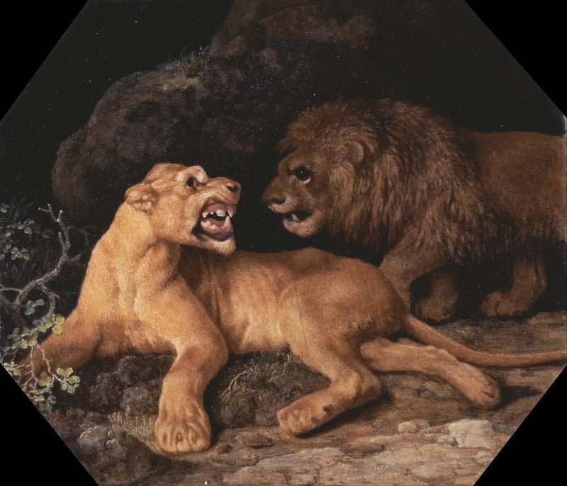 León y Leona - George Stubbs