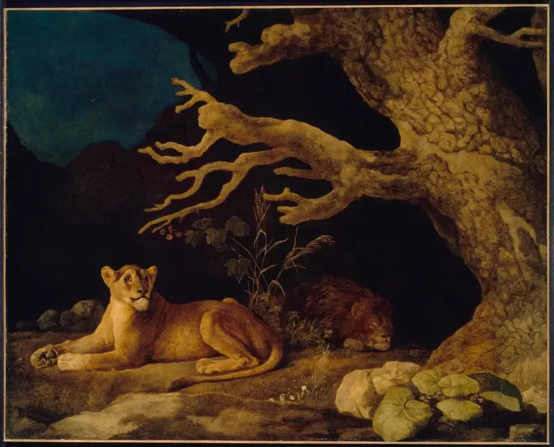 León y Leona - George Stubbs