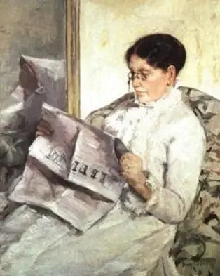 Leer « Le Figaro » - Mary Cassatt