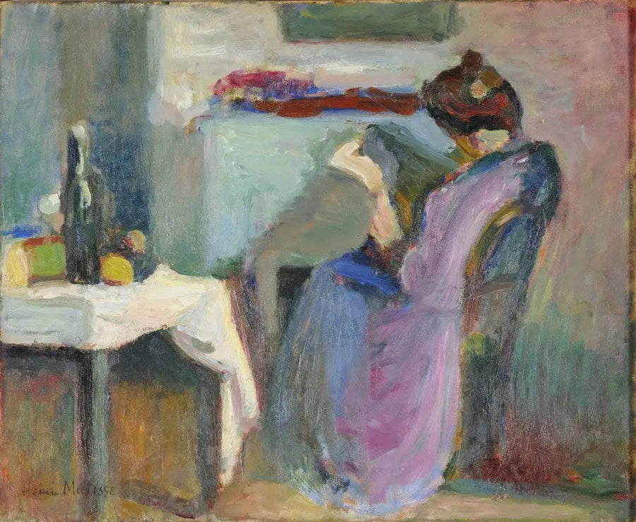 Lectura en vestido violeta - Henri Matisse