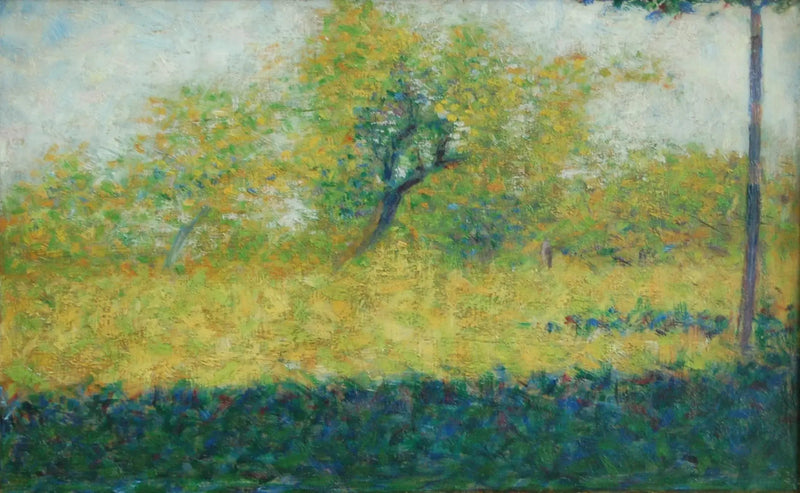 Borde de madera en primavera - Georges Seurat