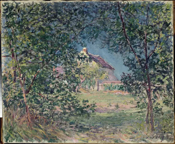 Borde del bosque en primavera - Alfred Sisley