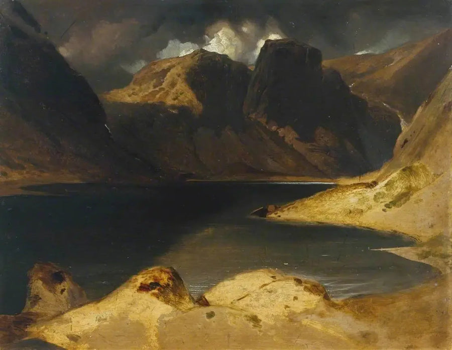 Loch Avon y las montañas Cairngorm - Edwin Henry Landseer