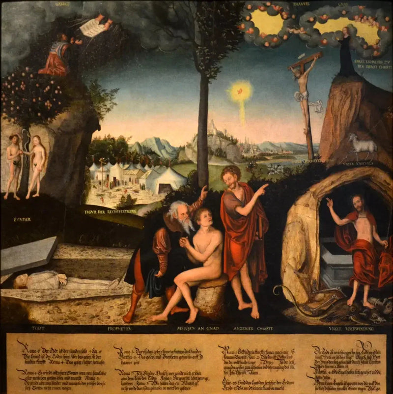 Ley y Evangelio - Lucas Cranach el Viejo