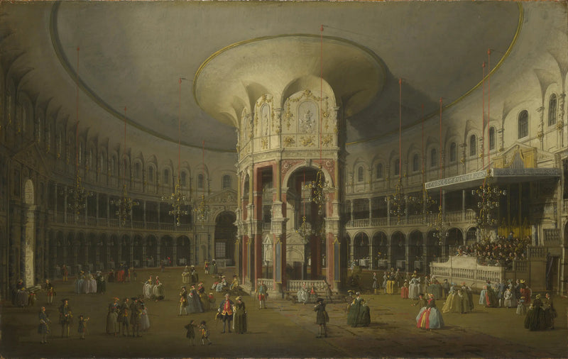 Londres : El interior de La Rotonda de Ranelagh - Canaletto
