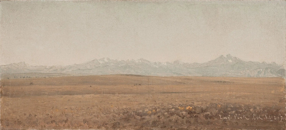 Longs Peak, Colorado - Sanford Robinson Gifford image 1 reproduction de peinture à l’huile