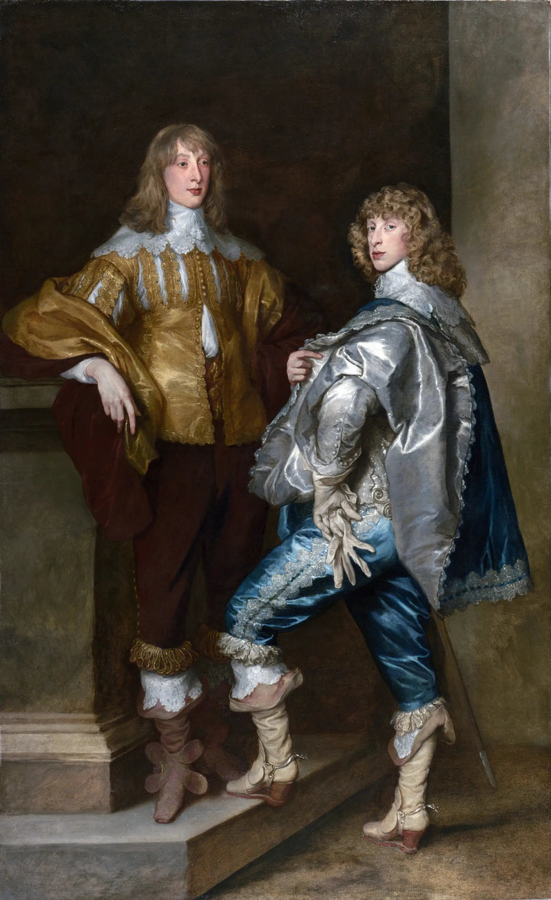 Lord John Stuart y su hermano, Lord Bernard Stuart - Antoine van Dyck