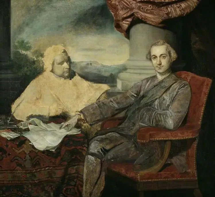 Lord Rockingham y Edmund Burke - Joshua Reynolds