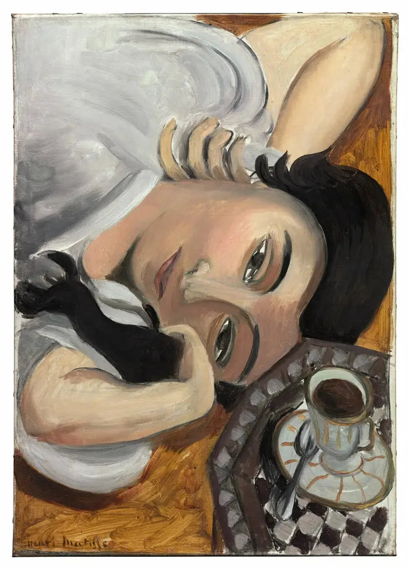 Lorette con la taza de café - Henri Matisse