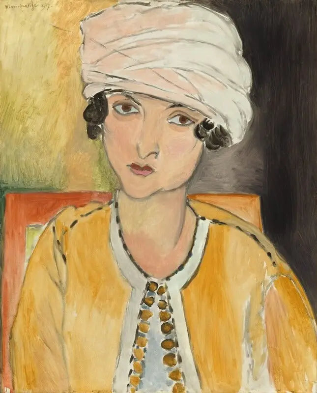 Lorette con turbante, chaqueta amarilla - Henri Matisse