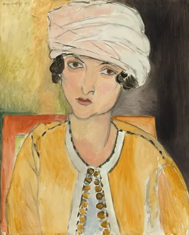 Lorette con turbante, chaqueta amarilla - Henri Matisse