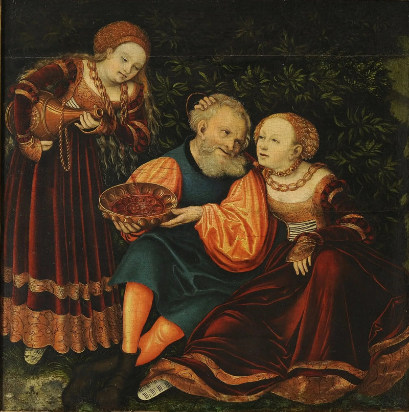 Lote y sus hijas - Lucas Cranach el Viejo