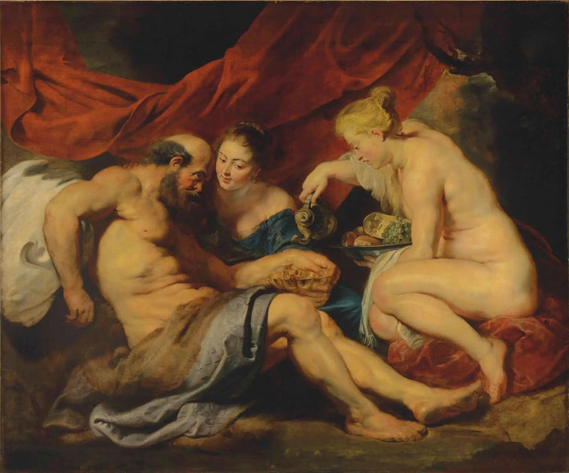 Lote y sus hijas - Peter Paul Rubens