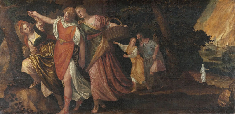 Lote de la caída de Sodoma - Paolo Veronese