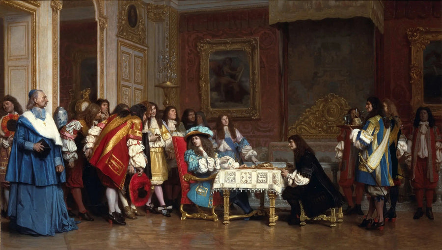 Luis XIV y Molière - Jean-Léon Gérôme
