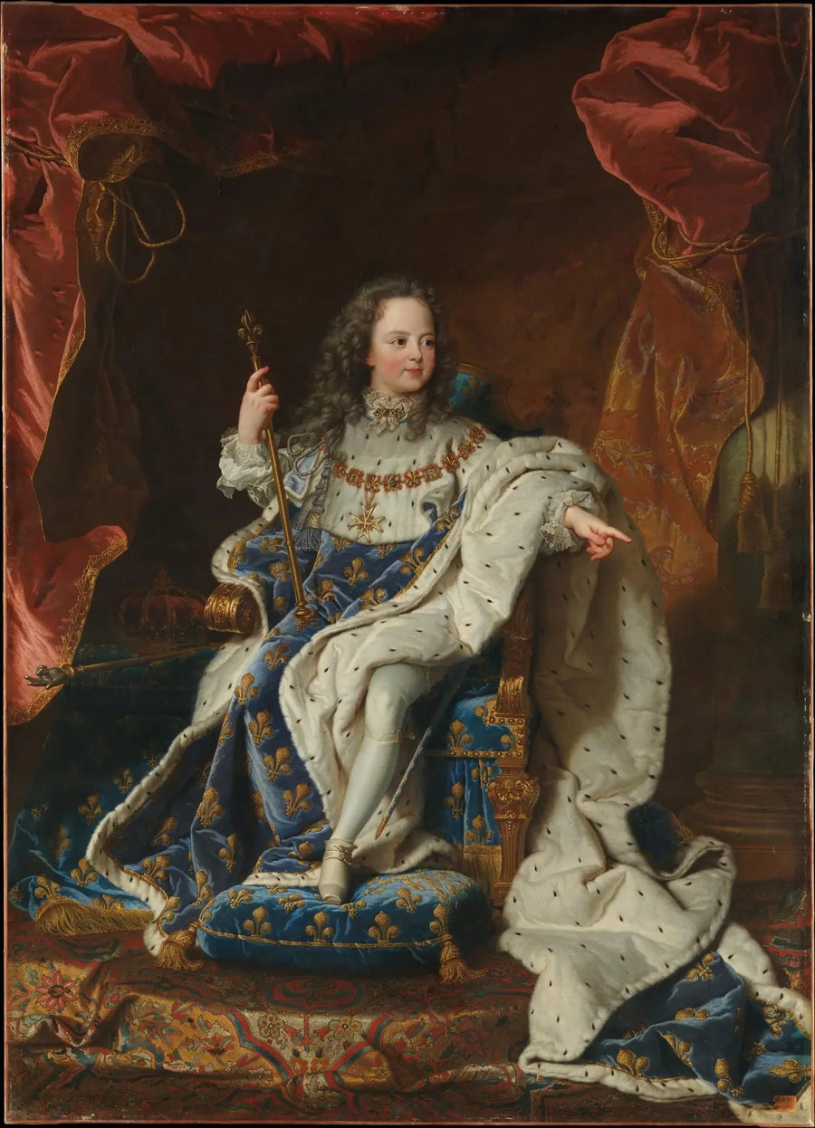 Luis XV de Francia, niño - Hyacinthe Rigaud
