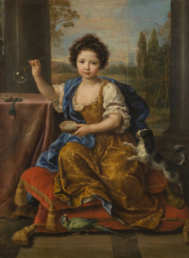 Louise-Marie de Bourbon, duquesa de Orléans, conocida como mademoiselle de Tours - Pierre Mignard