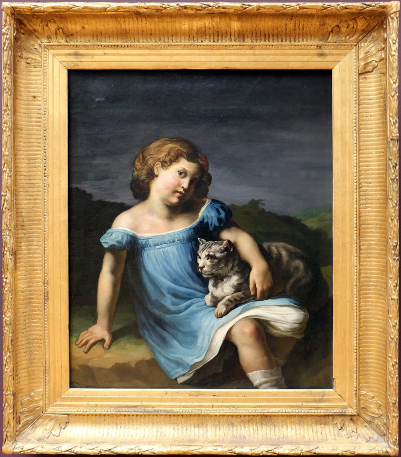 Louise Vernet niño - Théodore Géricault