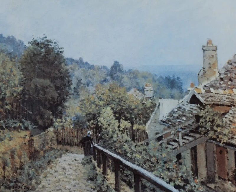 Louveciennes. Sendero de la Mi-costa - Alfred Sisley