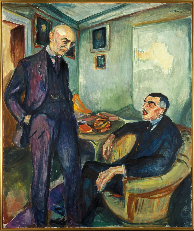 Lucien Dedichen y Jappe Nilssen - Edvard Munch