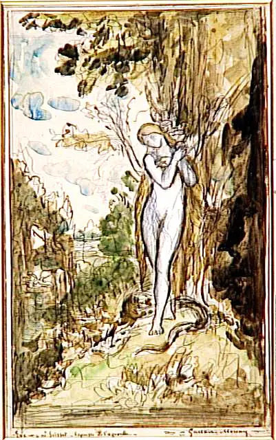 Lucrecio y Tarquin - Gustave Moreau