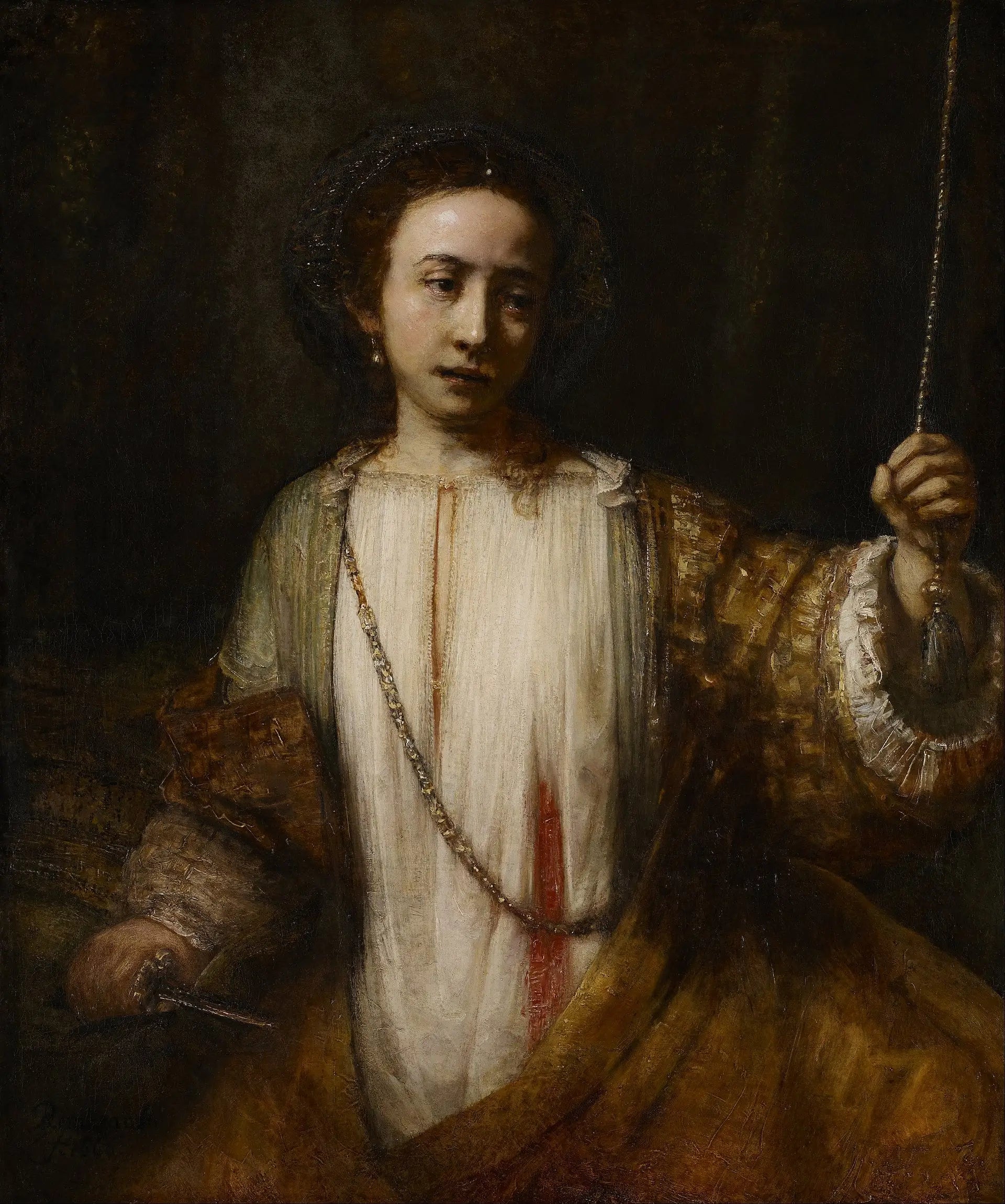 Lucrèce - Rembrandt image 1 tableau peint à l’huile sur toile