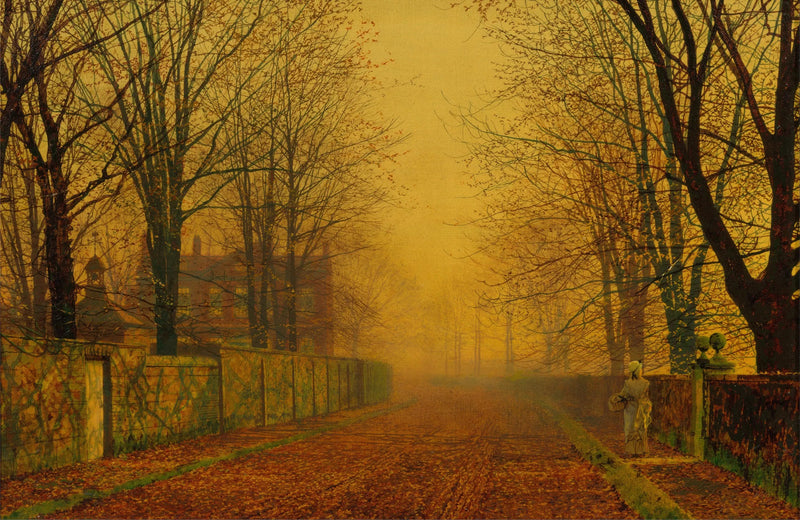 Resplandor de la tarde - John Atkinson Grimshaw