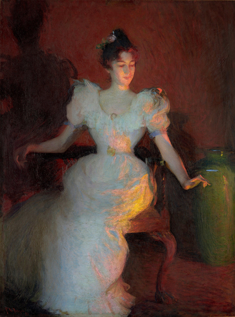 Luz del fuego - Frank Weston Benson