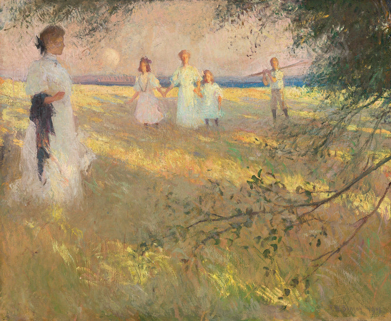 Luz de la tarde - Frank Weston Benson