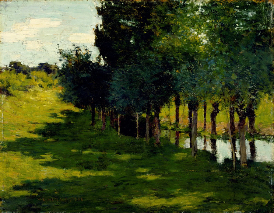 Luz del sol y sombra - Willard Metcalf