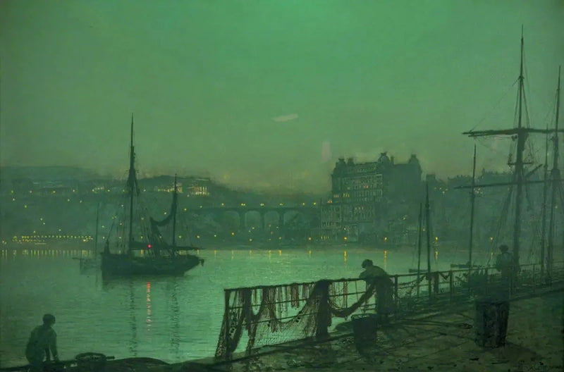 Luces de Scarborough - John Atkinson Grimshaw