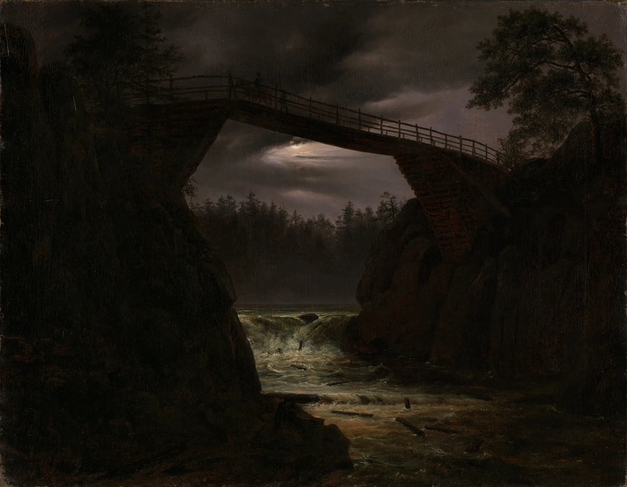 The Bridge of Hauge outside Arendal de Thomas Fearnley