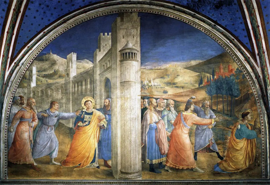 Ventana del muro este de la capilla Nicoline - Fra Angelico