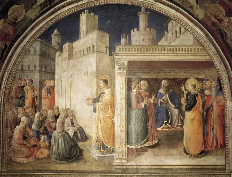 Lente de la pared norte - Fra Angelico