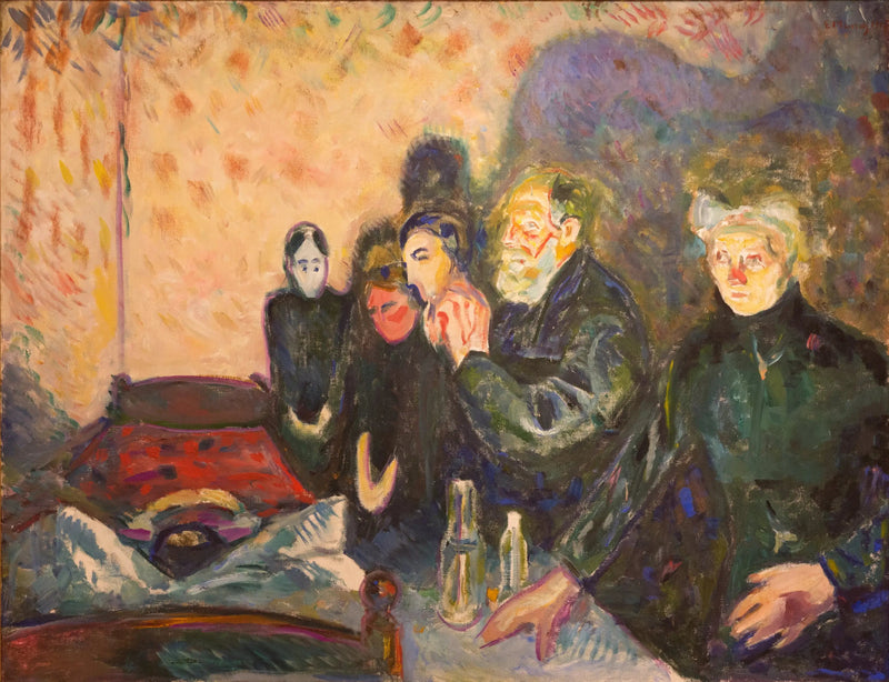Lucha contra la muerte - Edvard Munch