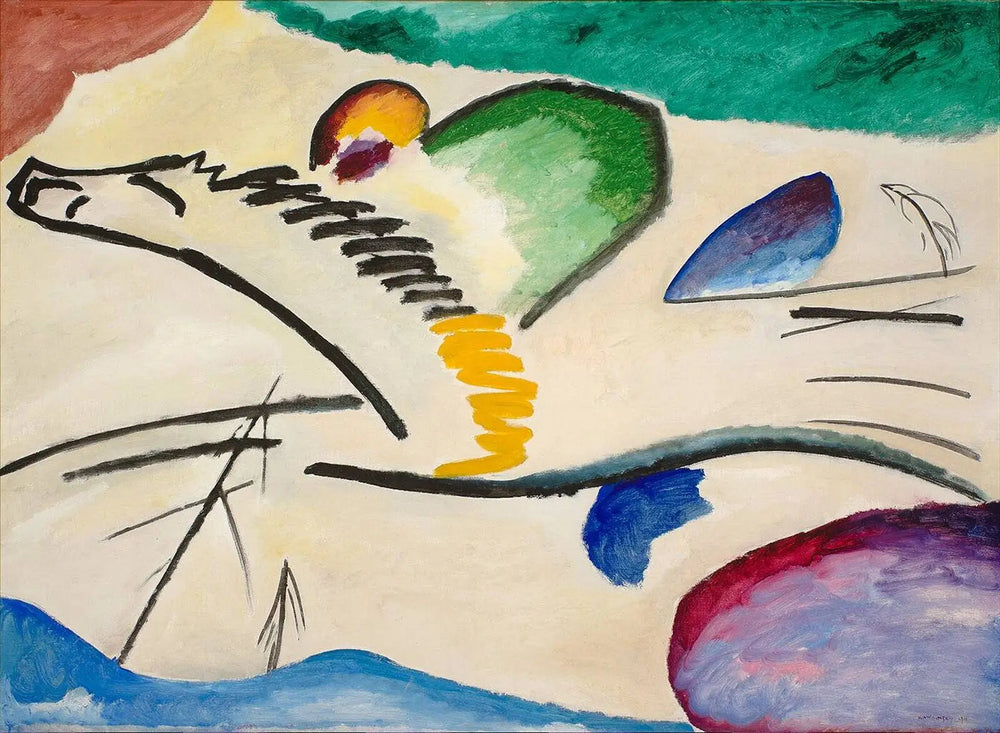 Lyrique - Vassily Kandinsky image 1 tableau peint à l’huile sur toile