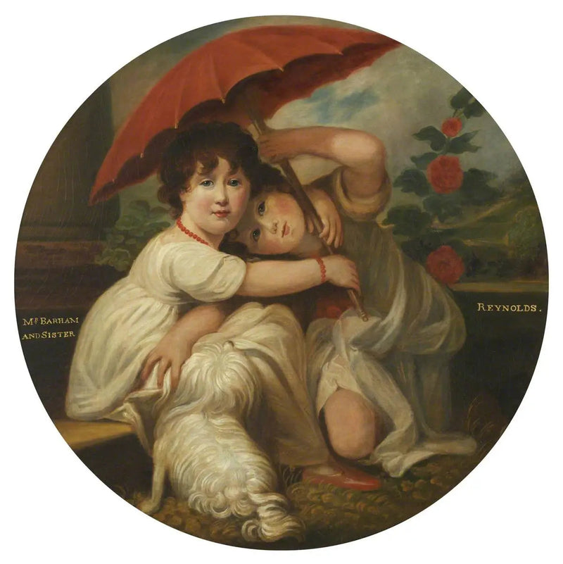 M. Barham y Mlle Barham - Joshua Reynolds