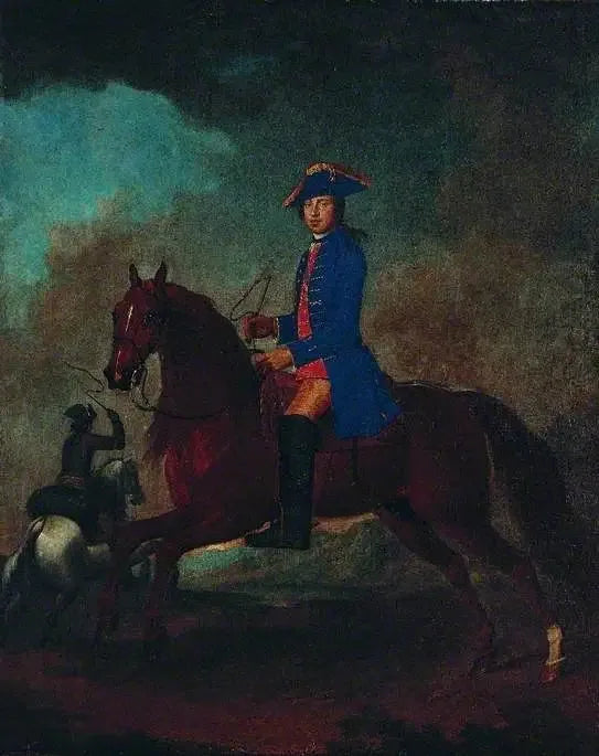 M. Dawson de Retford con su sirviente - George Stubbs