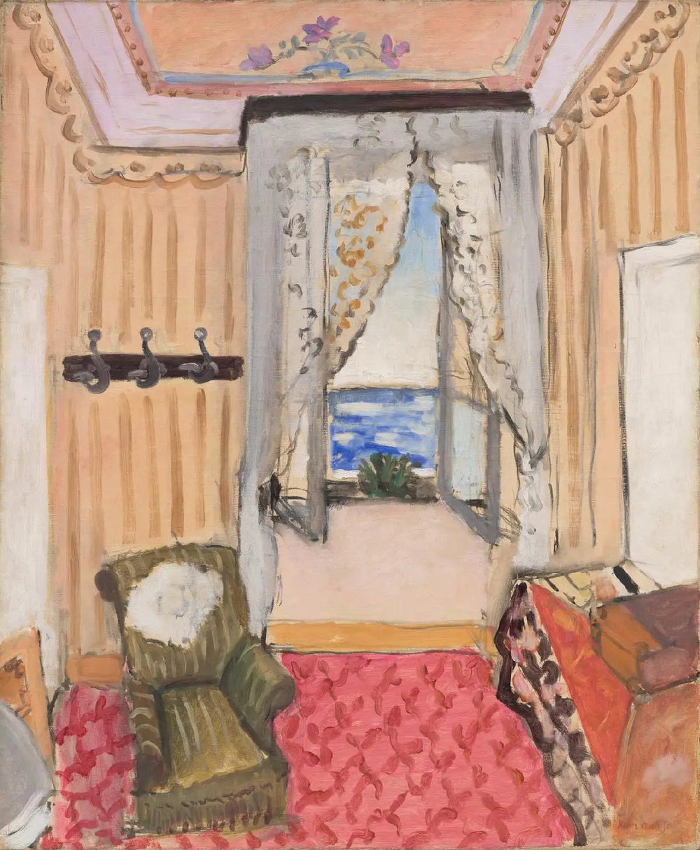 Ma chambre au Beau-Rivage - Henri Matisse image 1 reproduction réalisée par Alpha Reproduction