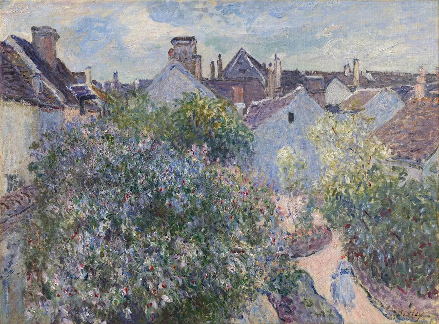 Mi casa en Moret - Alfred Sisley