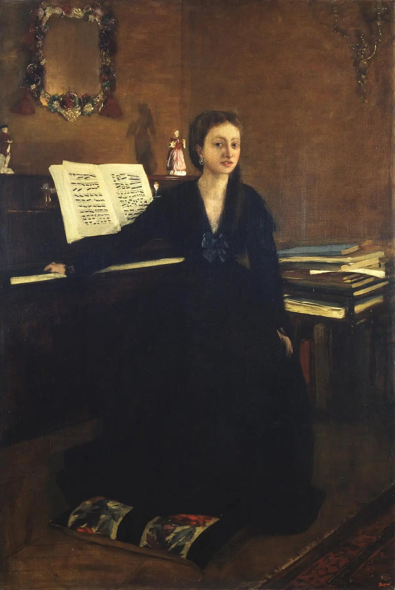 Madame Camus al piano - Edgar Degas