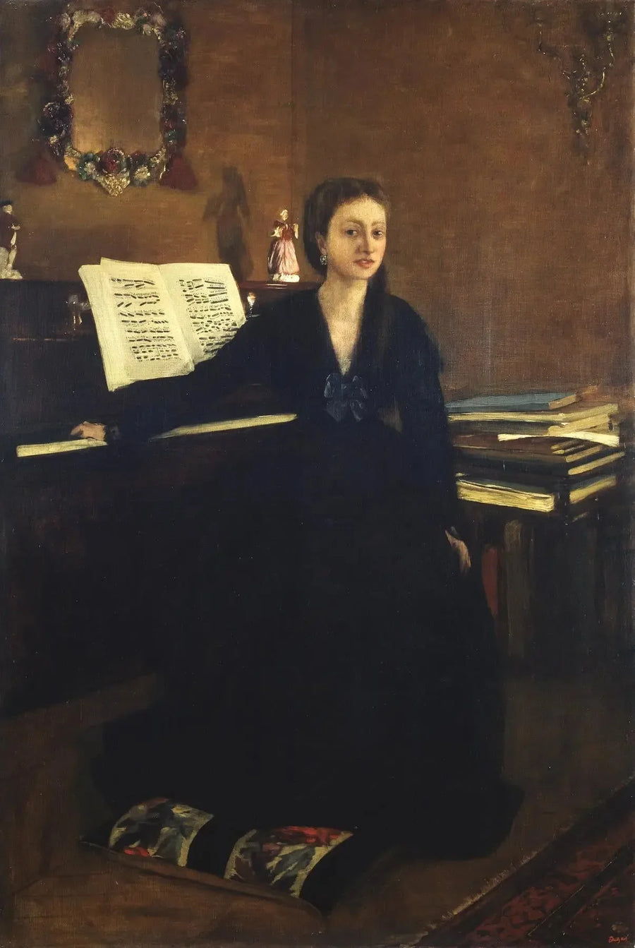 Madame Camus al piano - Edgar Degas