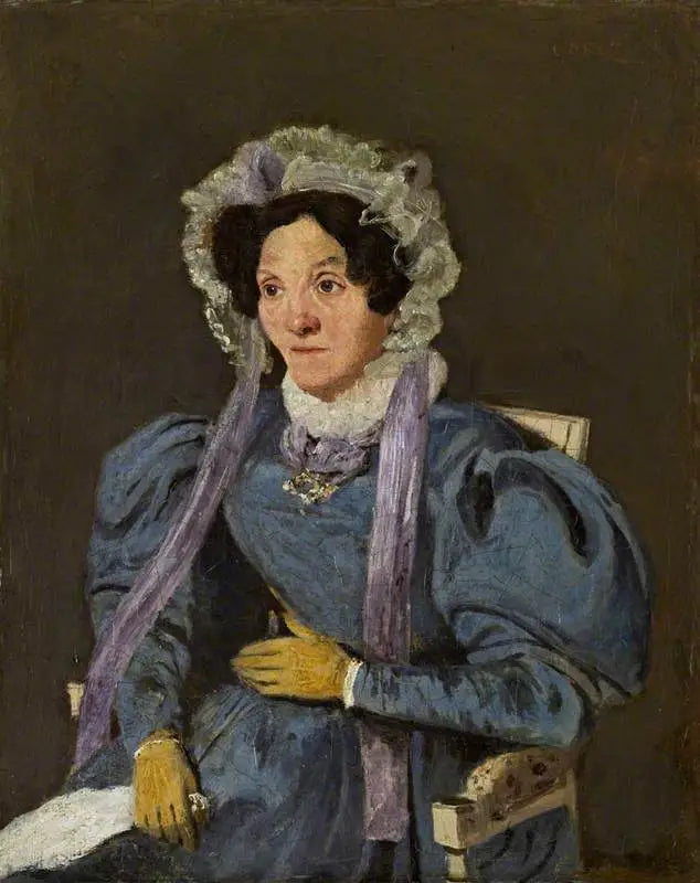 Madame Corot, madre del artista, nacida Marie-Françoise Oberson - Jean-Baptiste Camille Corot