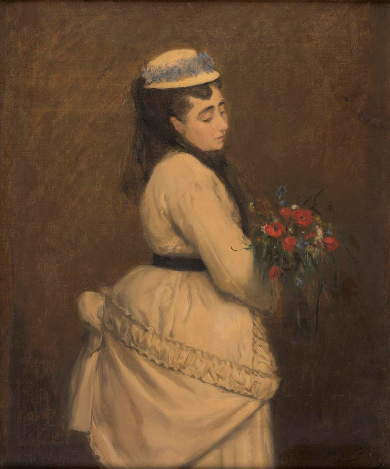 Madame E.G. (Madame Emmanuel Gonzalès, la madre de la artista) - Eva Gonzalès