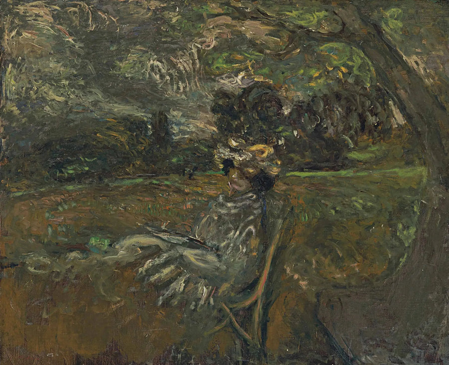 Madame Hessel al atardecer - Édouard Vuillard