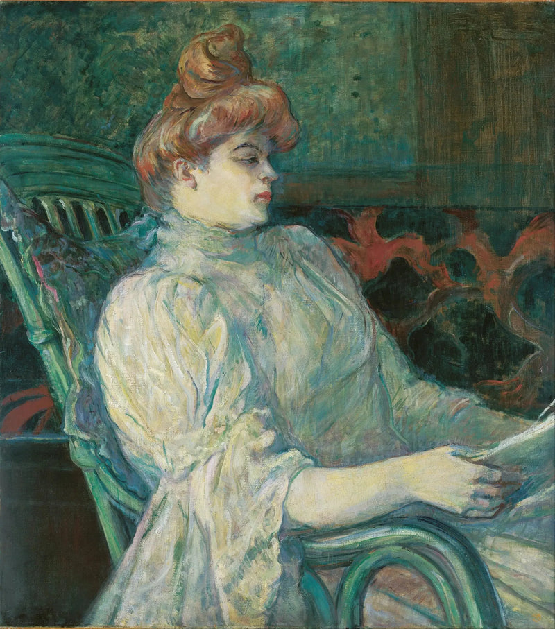 Madame Marthe X―Burdeos - Henri de Toulouse-Lautrec