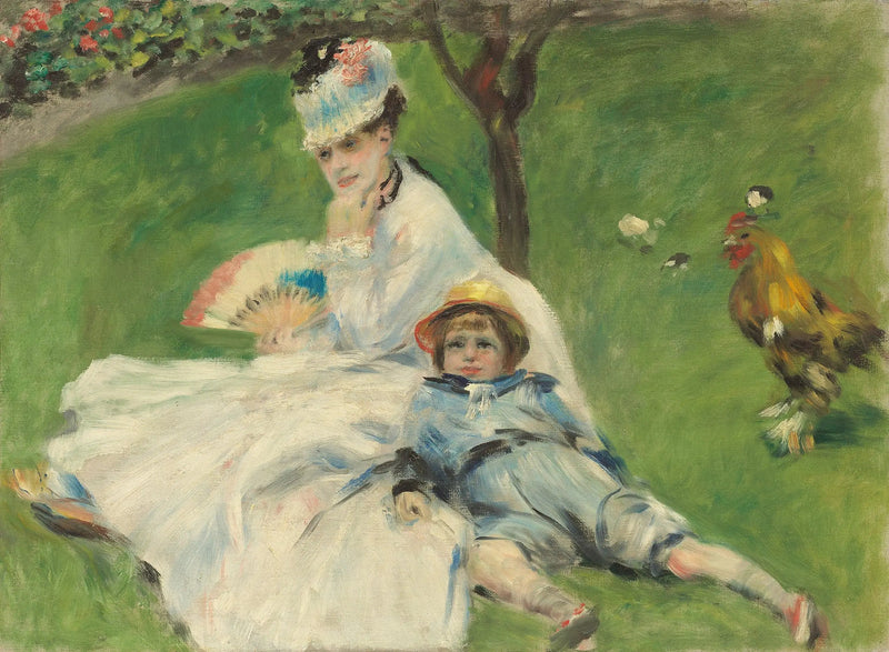 Madame Monet y su hijo - Pierre-Auguste Renoir