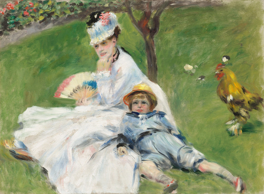 Madame Monet y su hijo - Pierre-Auguste Renoir